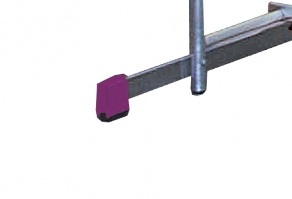 1 Stk. Traversenfußkappe 64x25mm violett Corda Krause 201201