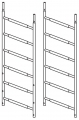 Rahmenteil aus Aluminium mit 6 Sprossen Hymer 7089422