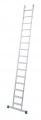 Anlegeleiter 1x15 Stuf. L3,95m m.Trav. Stabilo Krause 134745