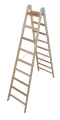 Holz Stehleiter 2x9 Spr. SH1,80m Stabilo Krause 170118