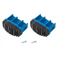 1 Paar Fußstopfen 64x25mm blau Stabilo Krause 211002