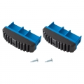 1 Paar Fußstopfen 97x25mm blau Stabilo Krause 211026